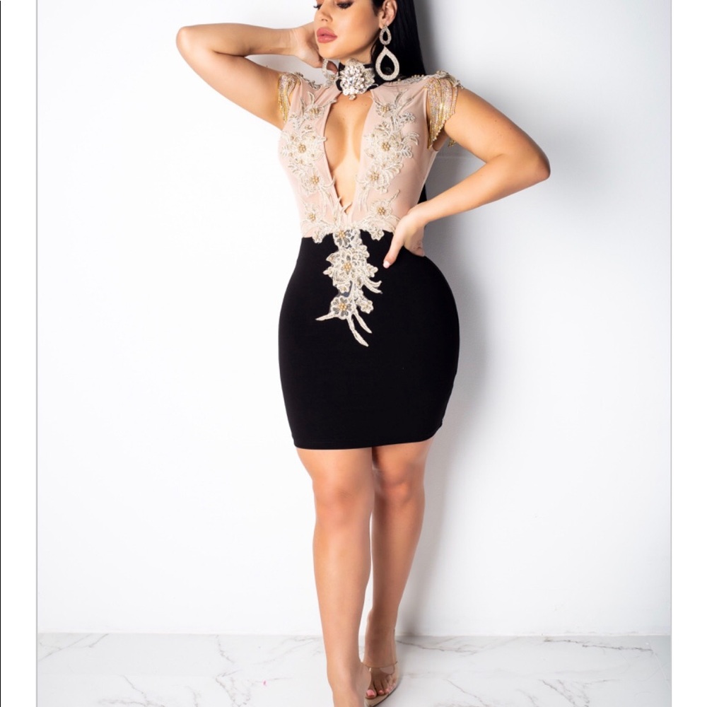 NWOT Glam mini dress
